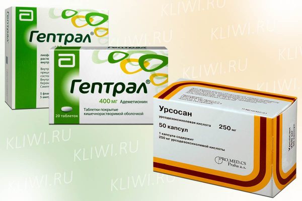 Гептрал и Урсосан — сравнение